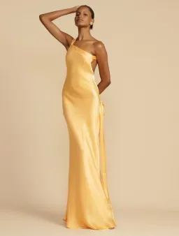 Arcina Ori Monique Dress Yellow Size 8 for rent on The Volte - image 1