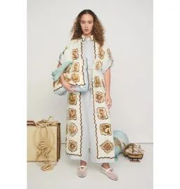 Alemais Relic Shirtdress Print Size AU 14 for rent on The Volte - image 1