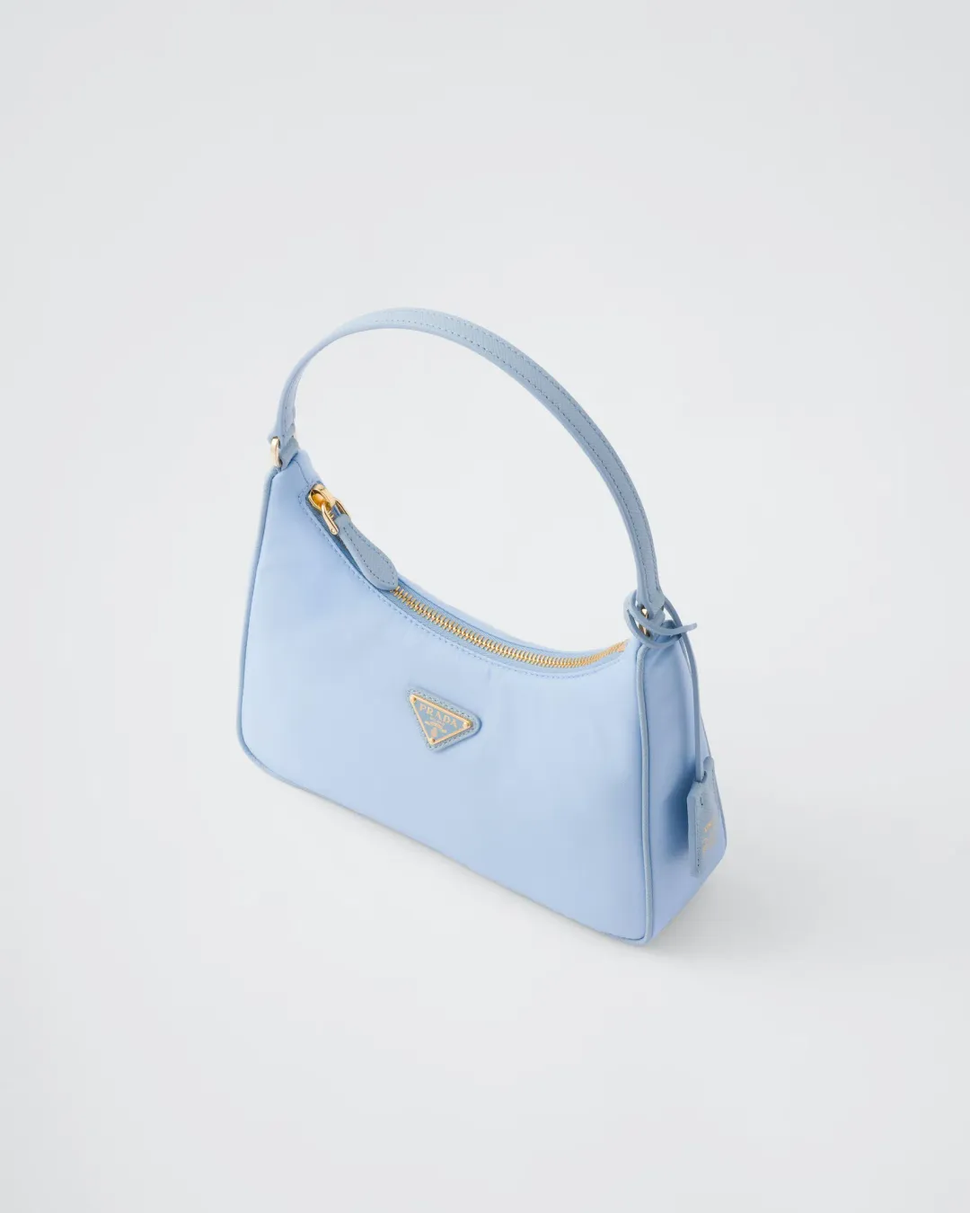 Prada Re-Edition 2005 Re-Nylon & Saffiano Mini Bag Pale Blue for rent on The Volte - main image