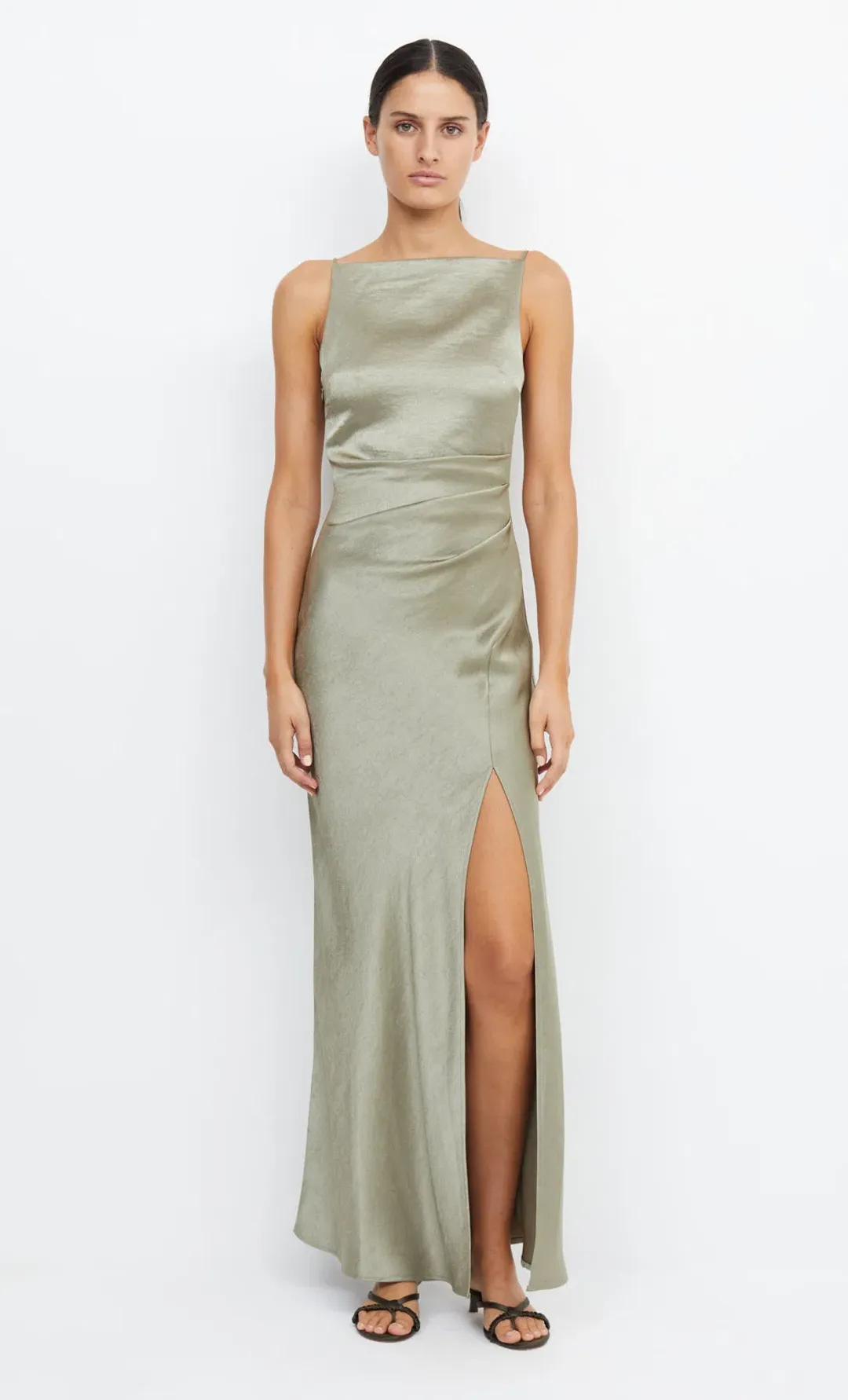 Bec & Bridge Dreamer Maxi Dress Sage Size 12 for rent on The Volte - main image