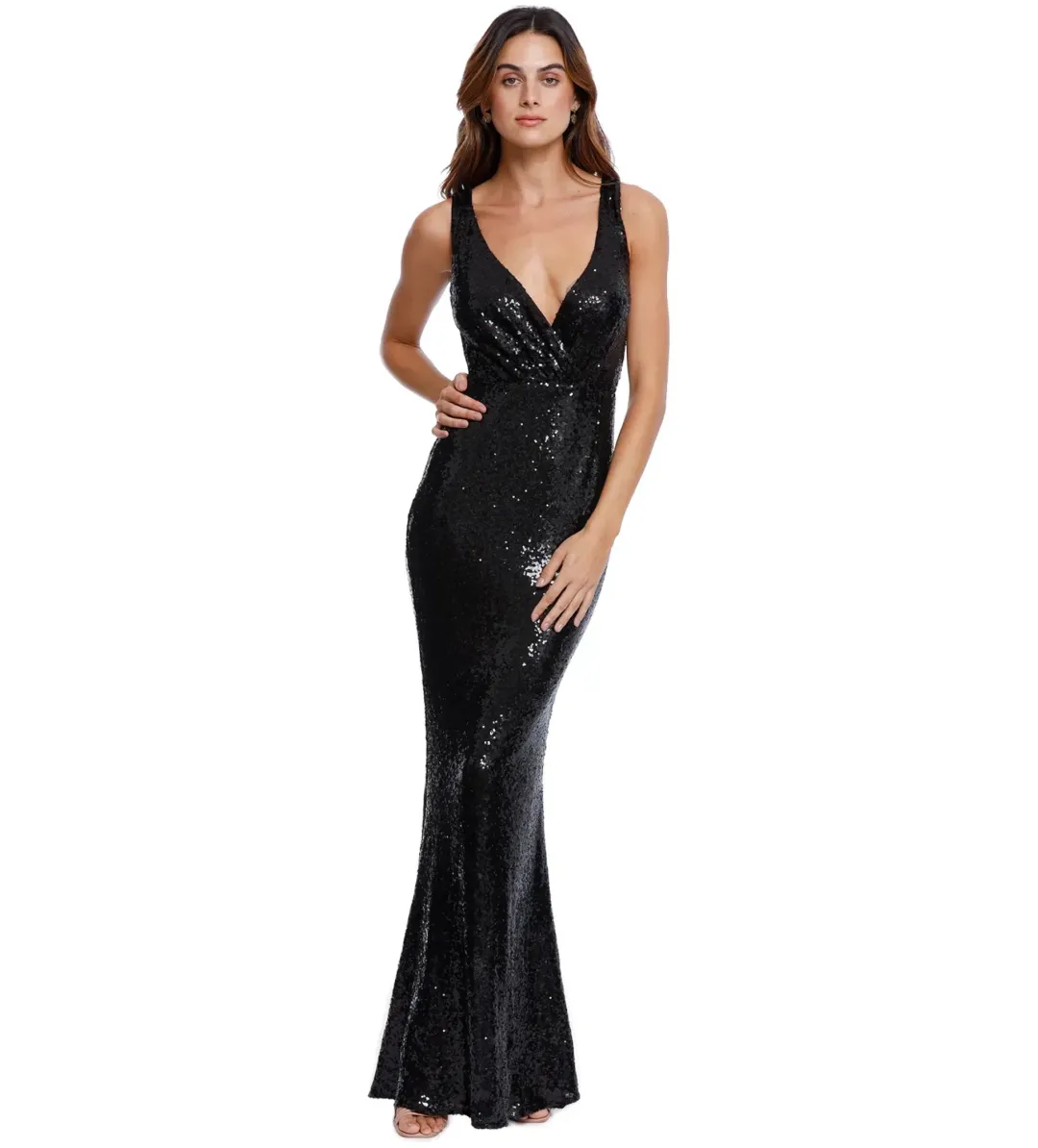 Elle Zeitoune Prinnie Gown Black Size 12 for rent on The Volte - main image