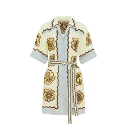 Alemais Relic Mini Dress Print Size 12/14 for rent on The Volte - image 2