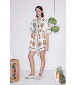 Alemais Relic Mini Dress Print Size 12/14 for rent on The Volte - image 1