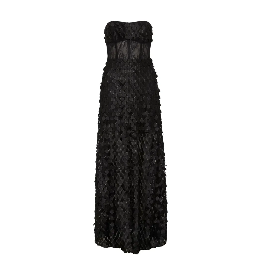 Manning Cartell Supreme Extreme Strapless Gown Black Size XXS / AU 4 for rent on The Volte - main image
