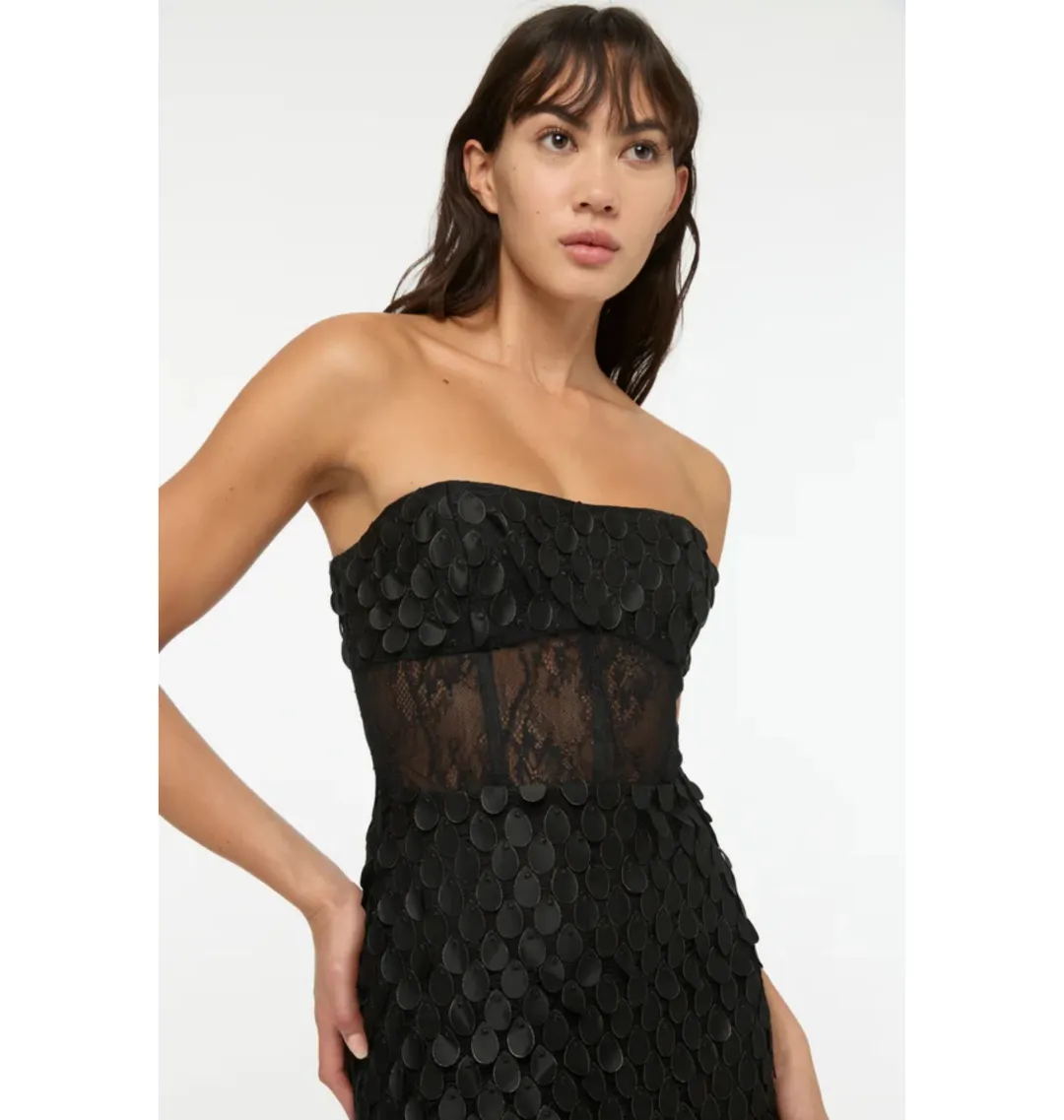 Manning Cartell Supreme Extreme Strapless Gown Black Size XXS / AU 4 for rent on The Volte - main image