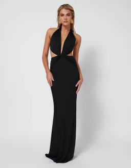 Effie Kats Harper Gown In Black Size S/Au 8 for rent on The Volte - image 1