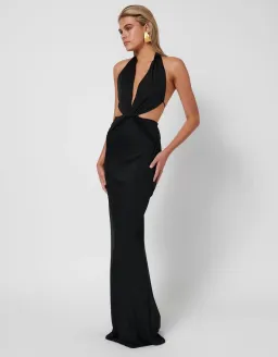 Effie Kats Harper Gown In Black Size S/Au 8 for rent on The Volte - image 3