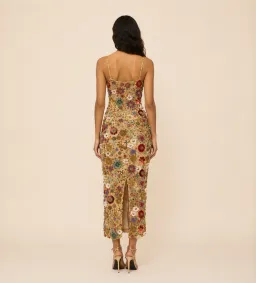 Rachel Gilbert Francesca Gown in Gold Size 0/AU6 for rent on The Volte - image 2