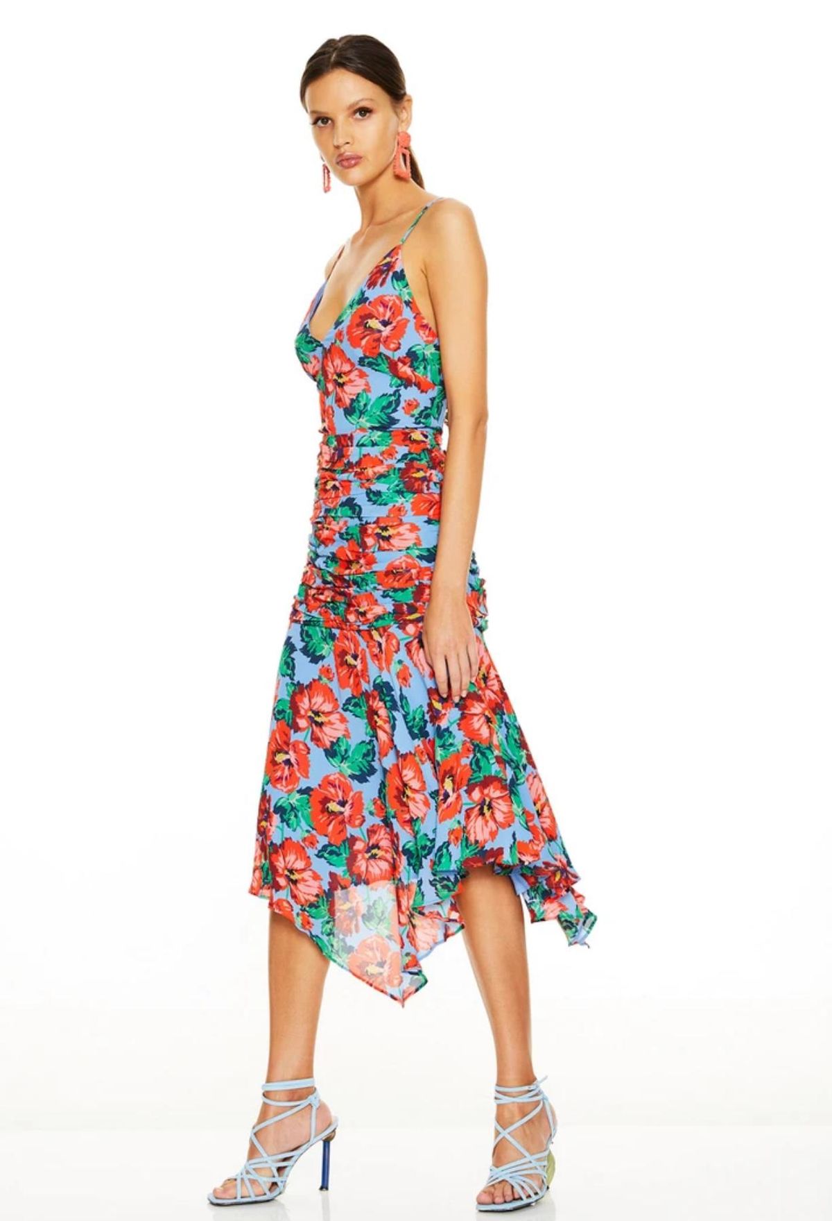 Talulah Luscious MIDI Dress — Red Print - Image 3