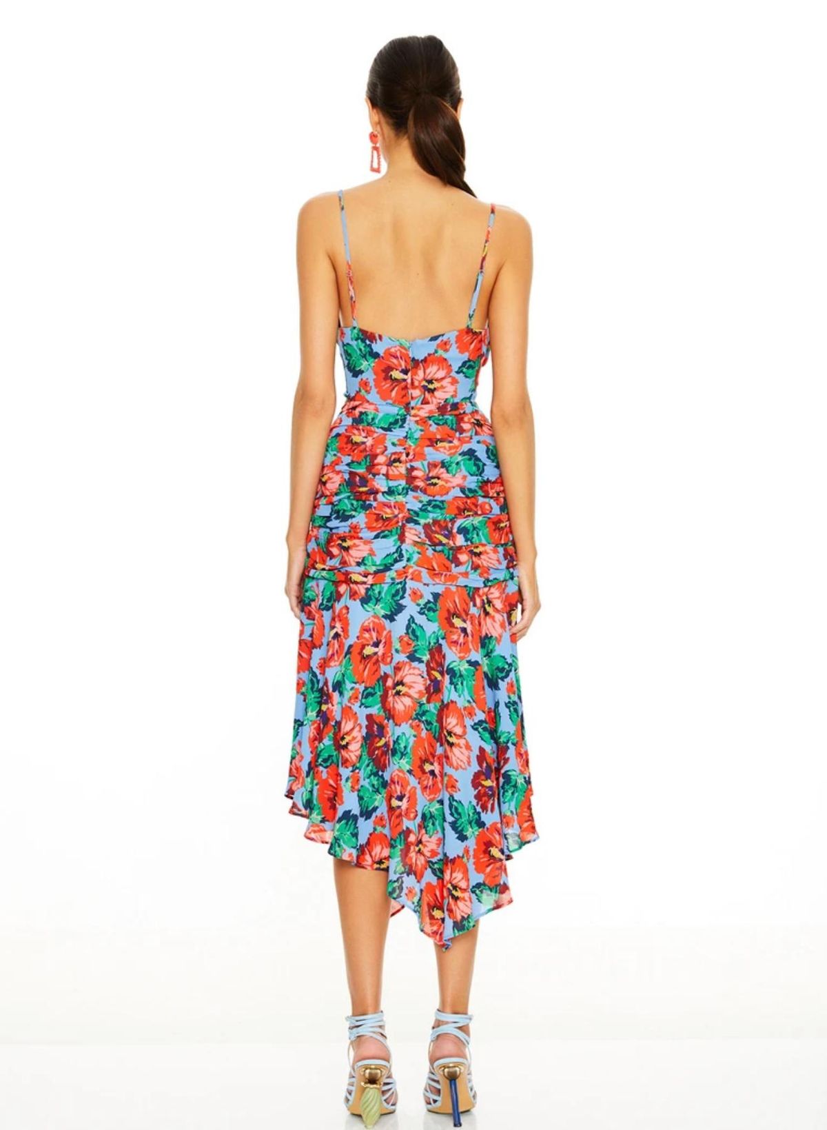 Talulah Luscious MIDI Dress — Red Print - Image 2