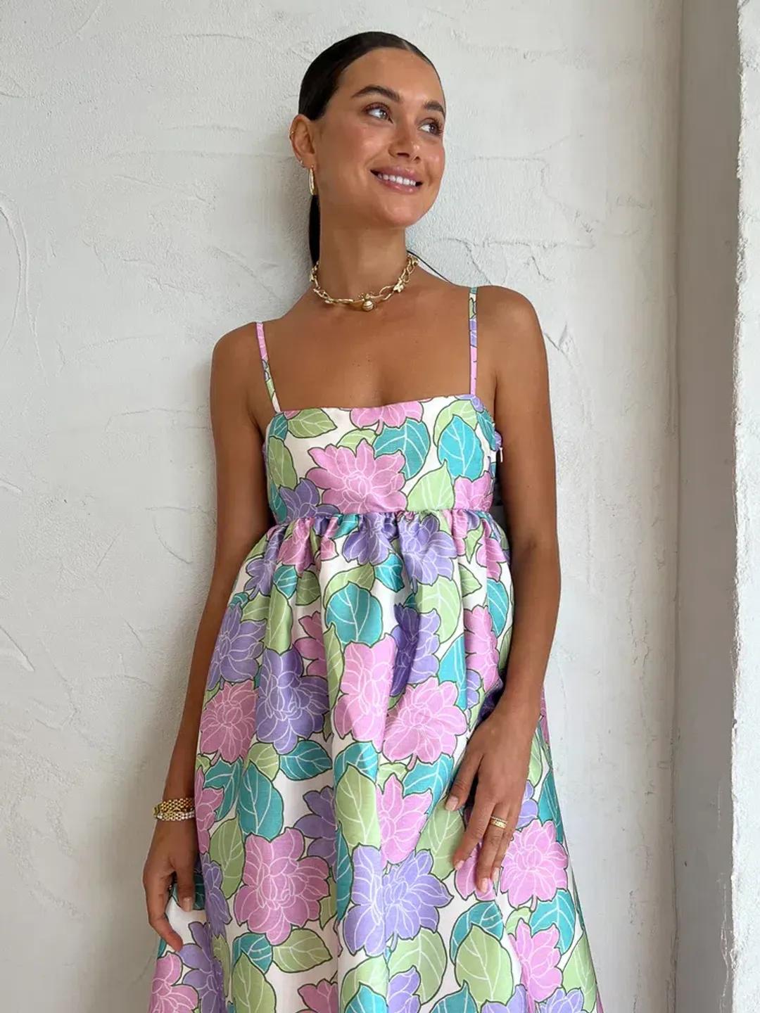 Alemais Luella Midi Dress In Lilac Size AU 16 for rent on The Volte - main image