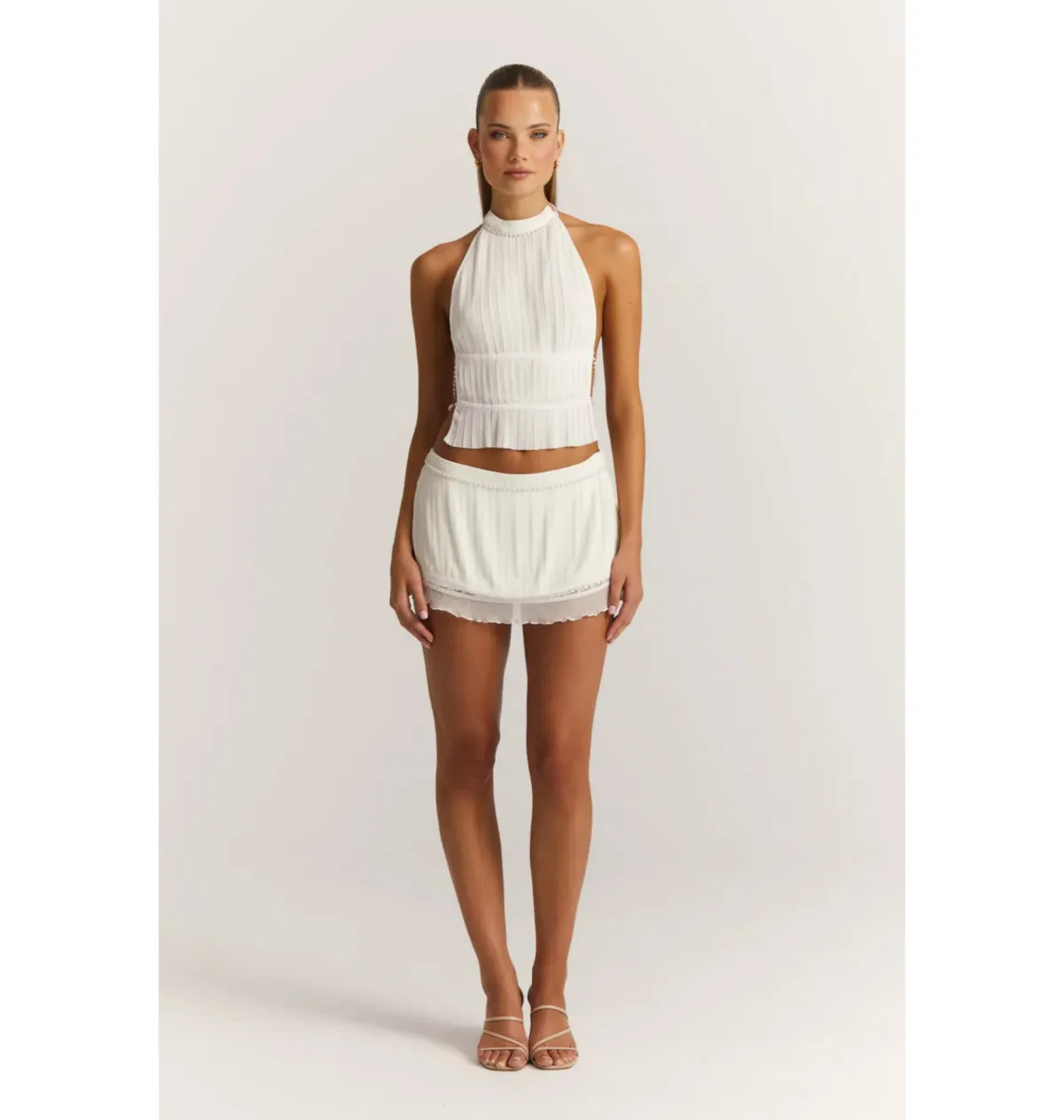 Sasha Therese Perla Set White Size S / AU 8 for rent on The Volte - main image