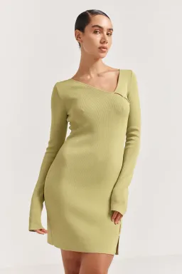Henne Baronia Mini Dress Green Size 10 for rent on The Volte - image 2