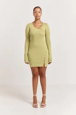 Henne Baronia Mini Dress Green Size 10 for rent on The Volte - image 5
