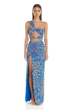 Eliya The Label Natalie Maxi Dress in Blue Size 8 for rent on The Volte - image 1