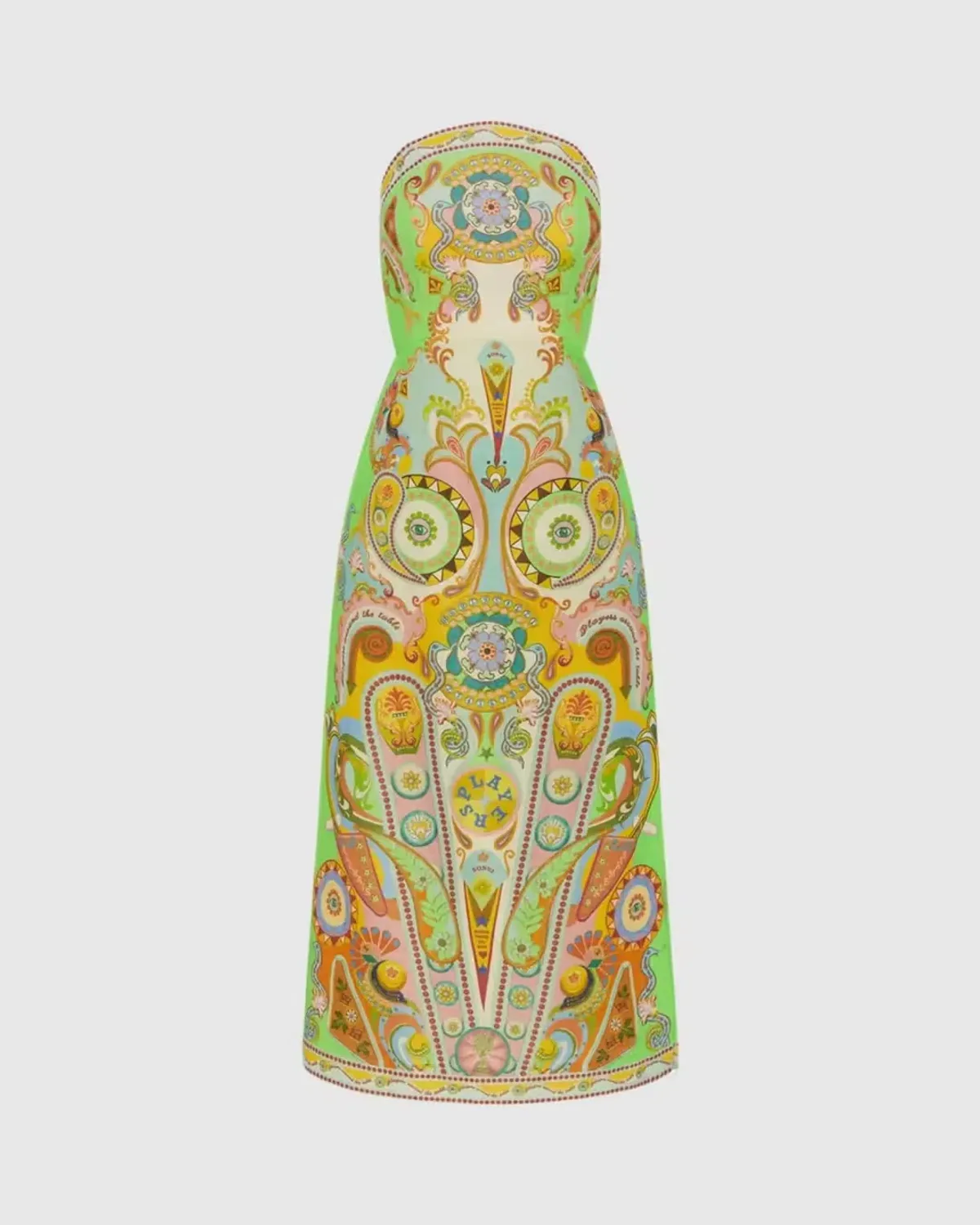 Alemais Pinball Bodice Midi Dress Multi Size 8 - Image 5