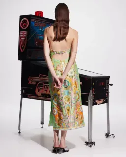 Alemais Pinball Bodice Midi Dress Multi Size 8 for rent on The Volte - image 3