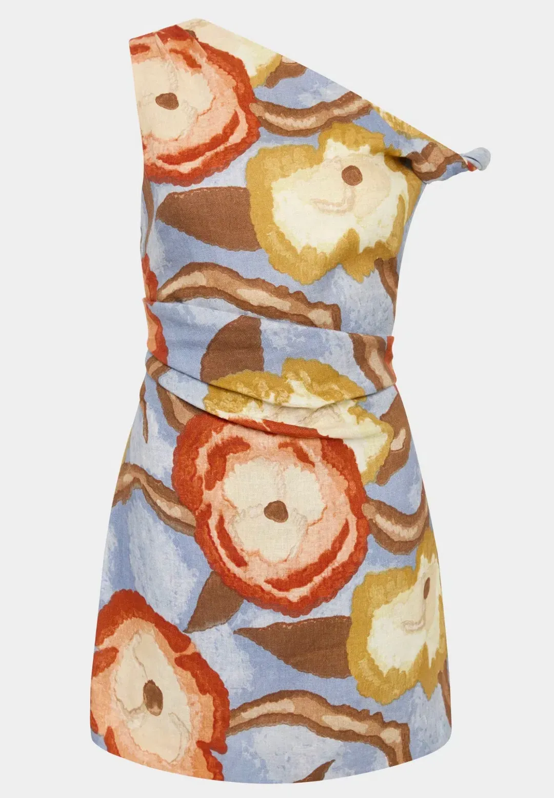 Sir the Label Avery Twist Mini Dress Camellia Print Size 12 for rent on The Volte - main image