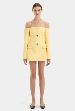 Sir the Label Sandrine Tailored Mini in Limone Size 8 for rent on The Volte - image 2