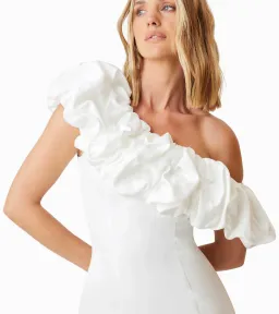 Elliatt Amelie Party Dress White Size 14 for rent on The Volte - image 3