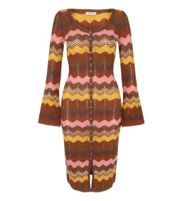 Spell Ziggy Crochet Midi Dress Multi Size XS/Au 8 for rent on The Volte - image 4