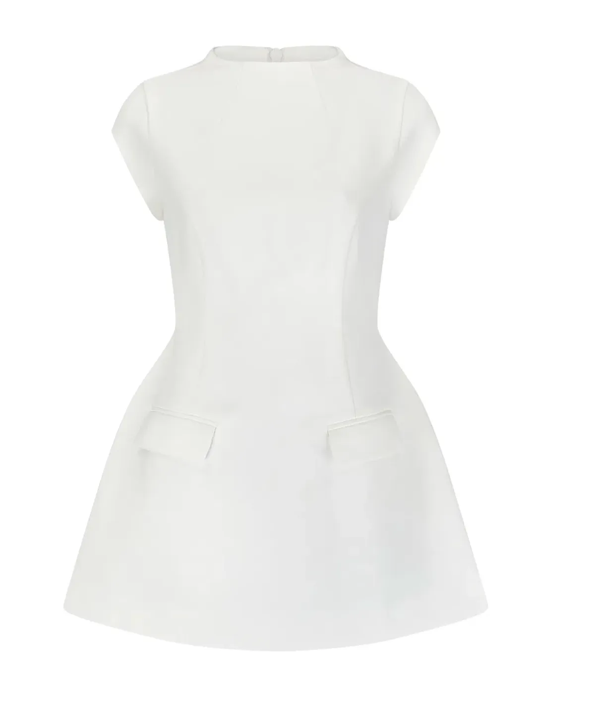 Odd Muse The Ultimate Muse Cap Sleeve Mini Dress White Size 8 - Image 4