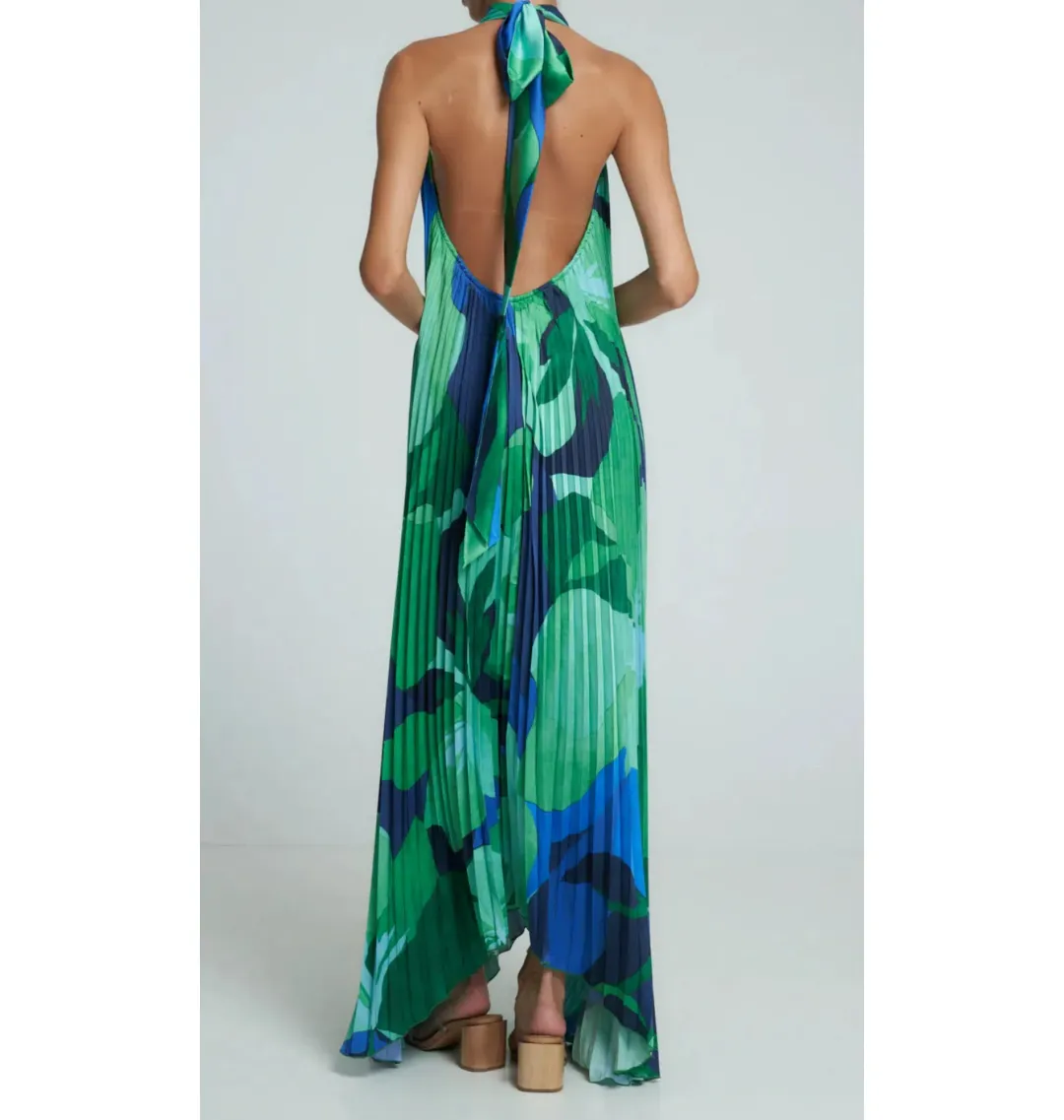 L’idee Opera Gown Capri Green Size AU 8 for rent on The Volte - main image