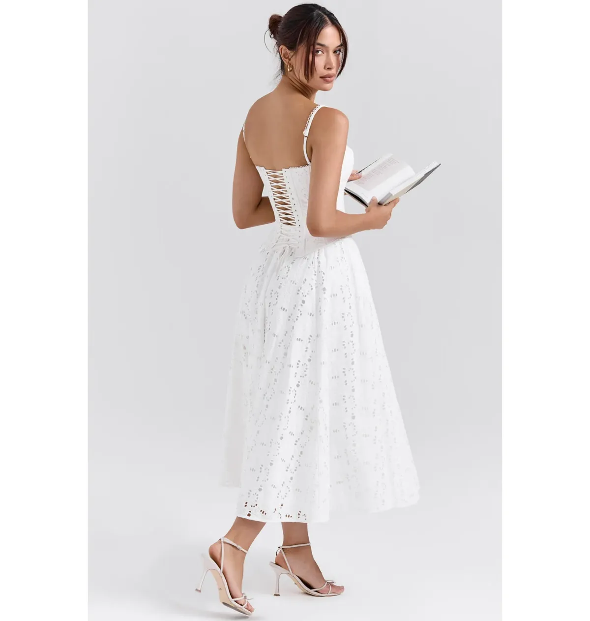 House Of Cb Lorina Corset Top And Francine Skirt White Size S / AU 6 - Image 4