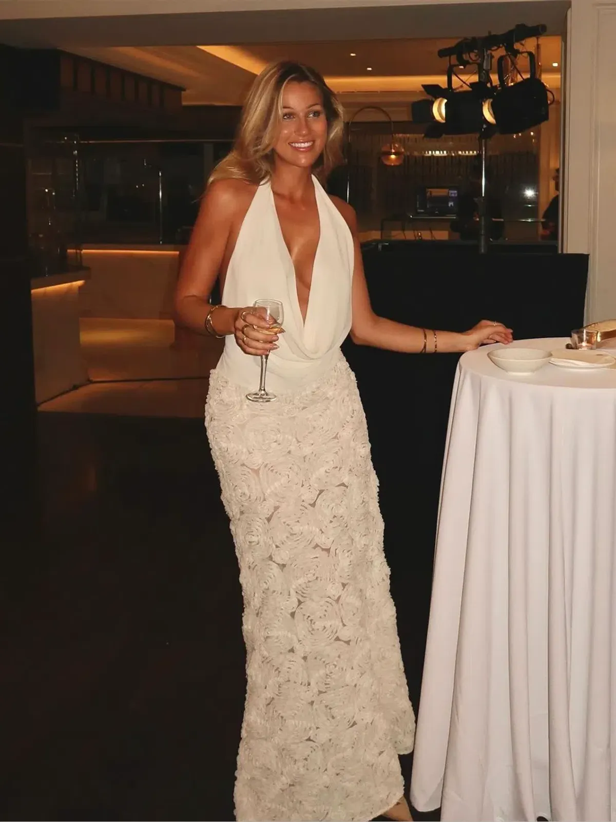 Arcina Ori Adriana Dress White Size AU 8 for rent on The Volte - main image