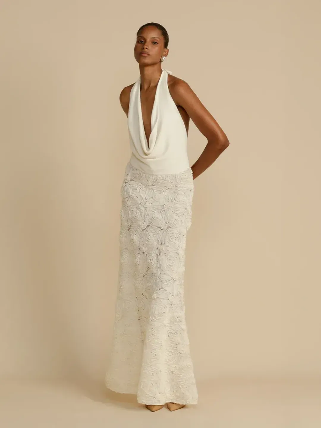 Arcina Ori Adriana Dress White Size AU 8 for rent on The Volte - main image