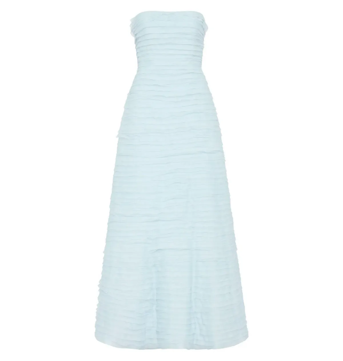 Aje Soundscape Maxi Dress Baby Blue Size AU 12 - Image 4