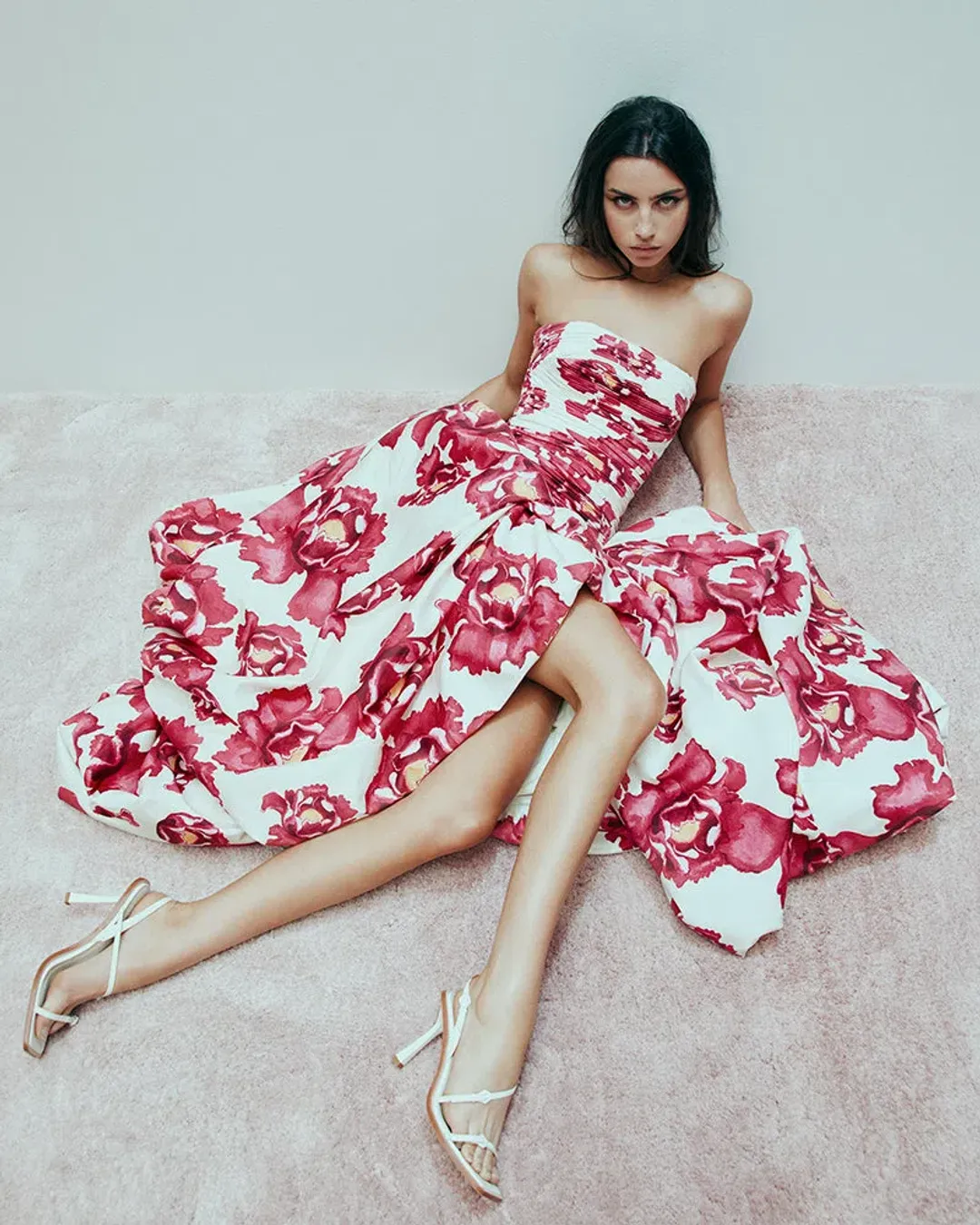 Aje Behold Maxi Dress Blooming Blooms Size 10 for rent on The Volte - main image