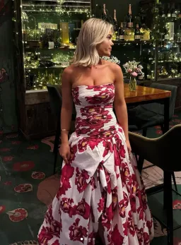 Aje Behold Maxi Dress Blooming Blooms Size 10 for rent on The Volte - image 5