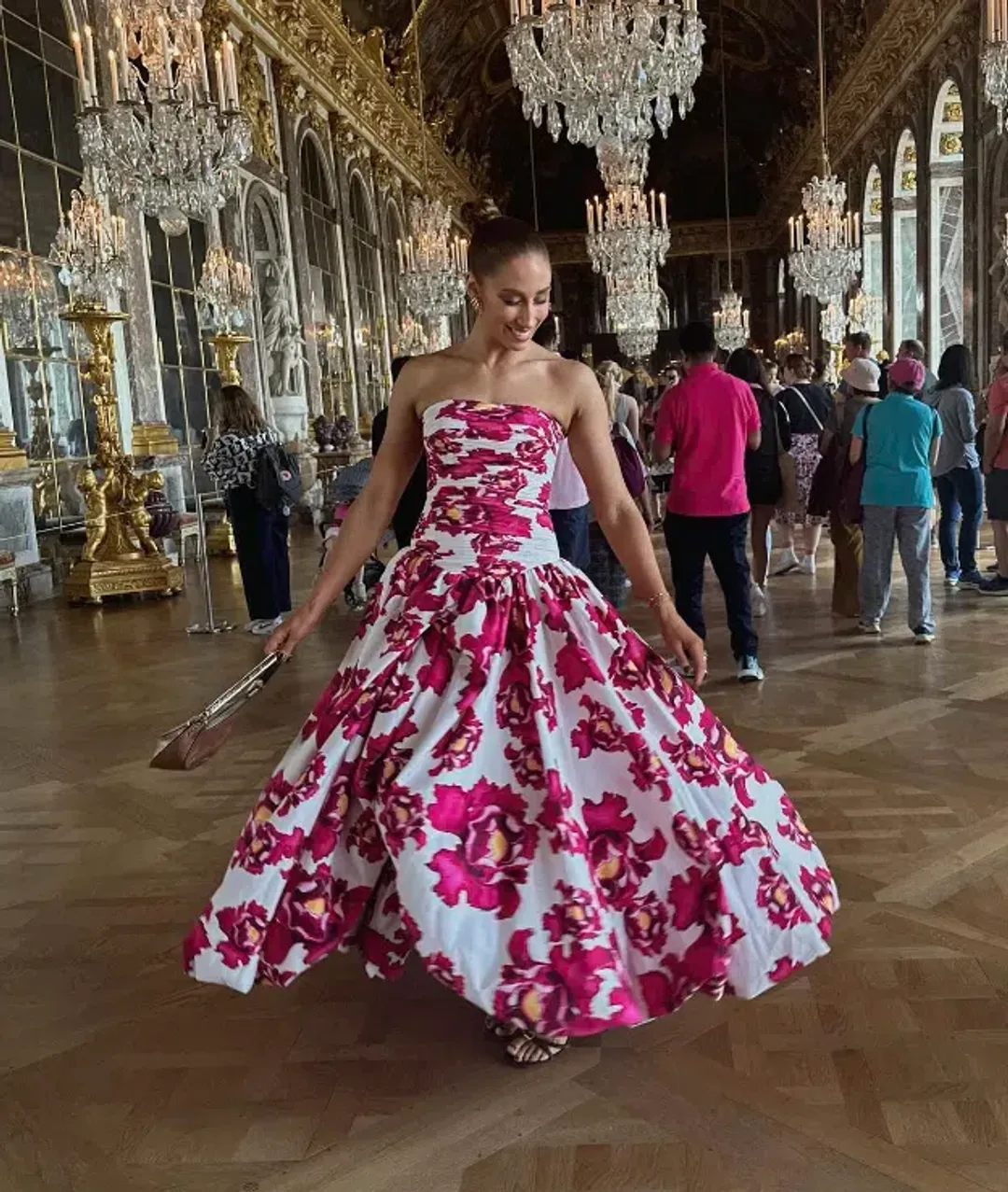 Aje Behold Maxi Dress Blooming Blooms Size 10 for rent on The Volte - main image