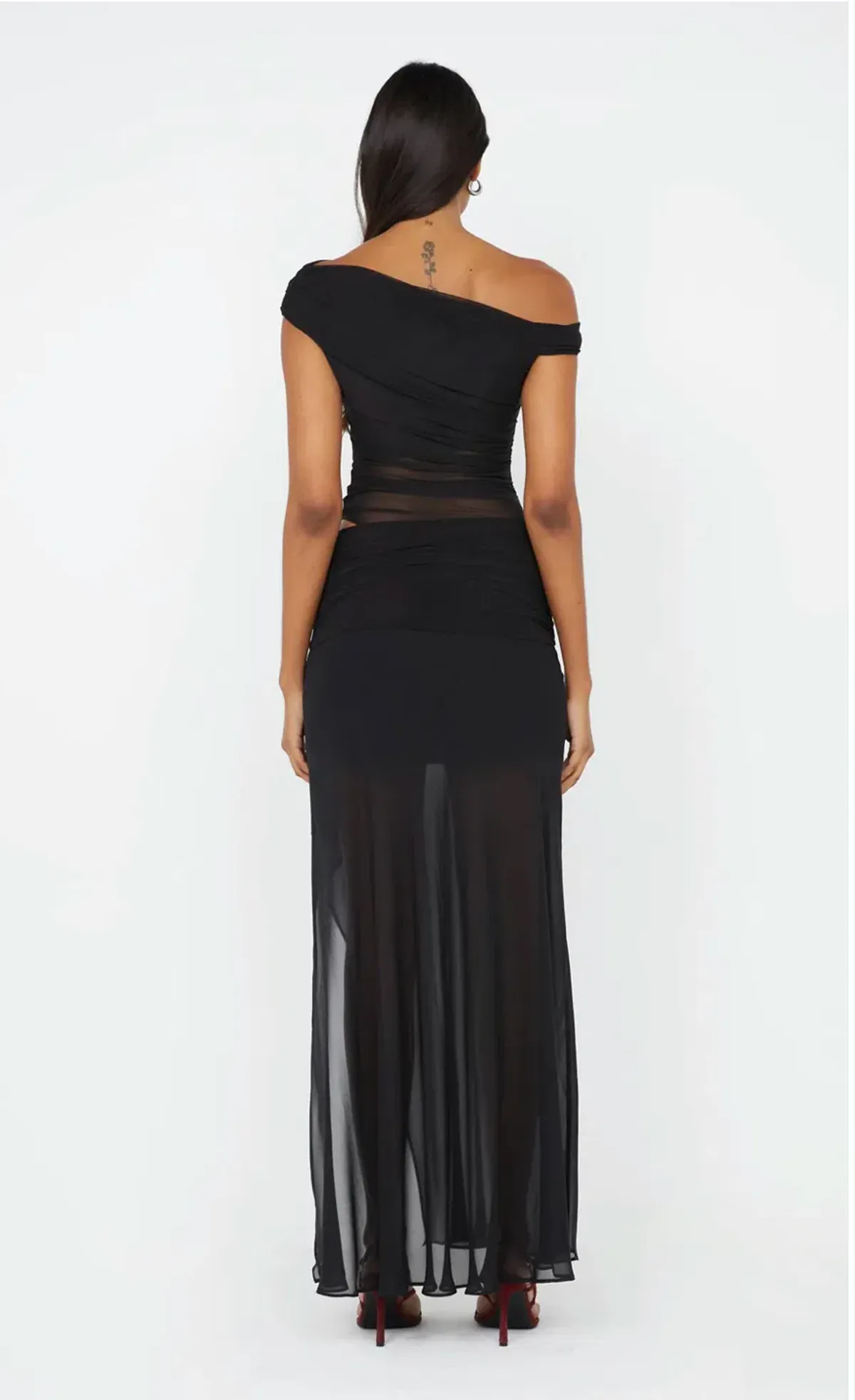 Bec & Bridge Zeila Asym Dress Black Size 16 - Image 2