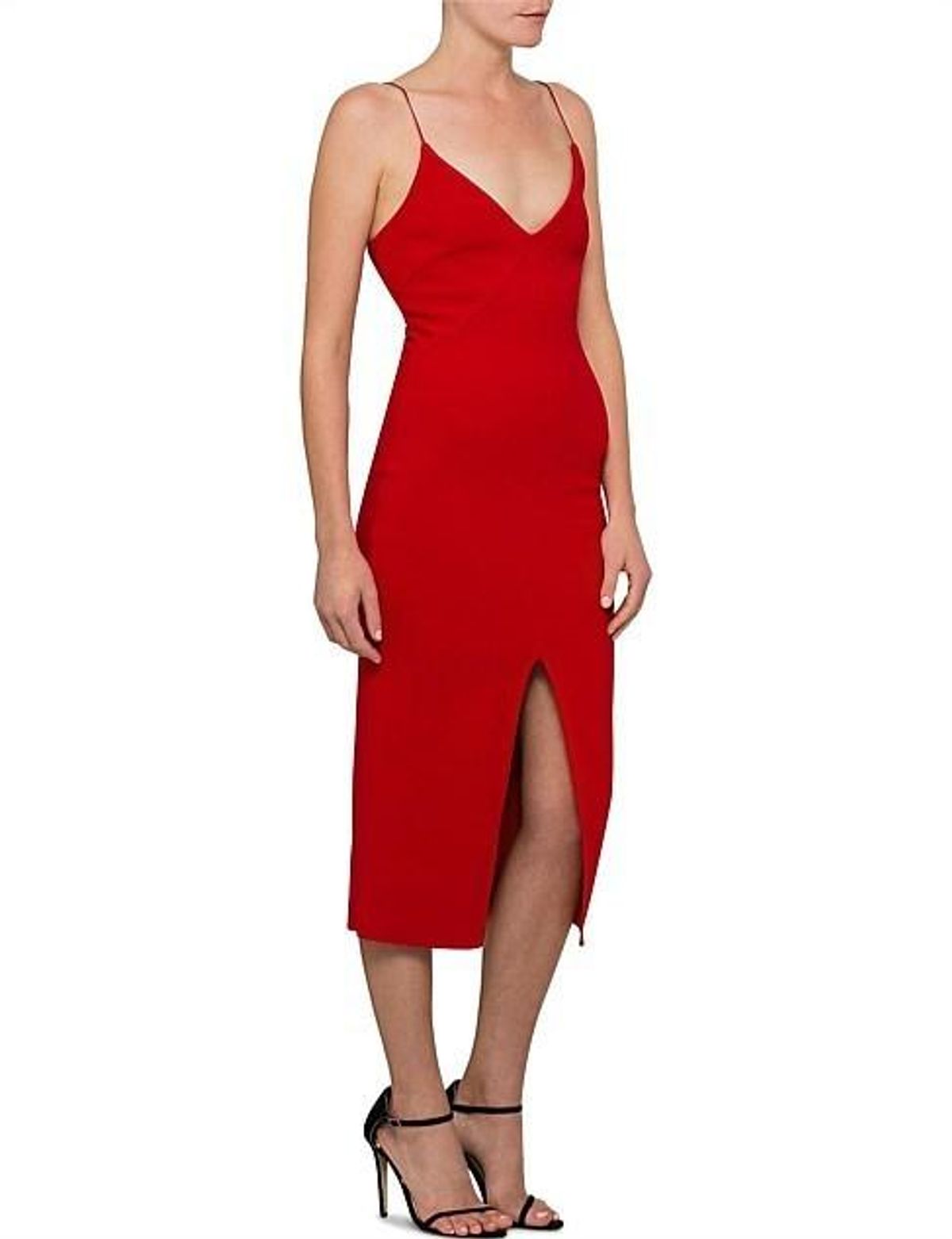 Bec & Bridge Tasha Midi Dress Red Size 8 - Image 1