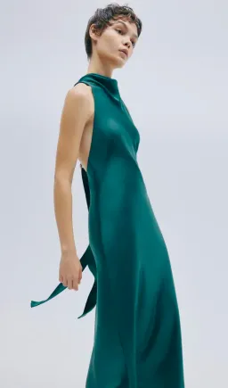 Acler Cadell Cadell Midi Dress Emerald Size 6 for rent on The Volte - image 1