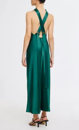 Acler Cadell Cadell Midi Dress Emerald Size 6 for rent on The Volte - image 6