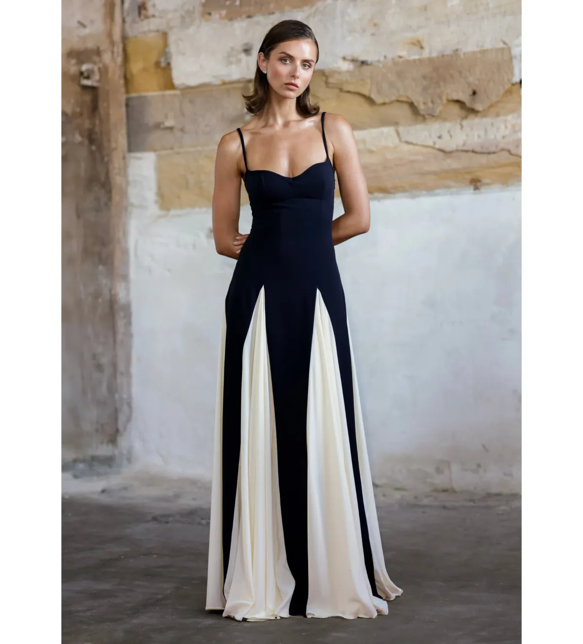 Arcina Ori Paloma Dress Black/White Size S/Au 8 - Image 1