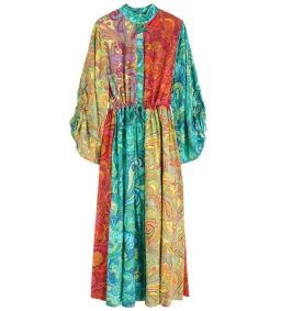 Alemais Ceto Spliced Shirtdress Multi Size 10 for rent on The Volte - image 2