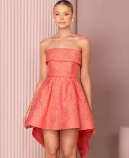 Azzurielle Nahla Mini Dress Blush Size 8 for rent on The Volte - image 4