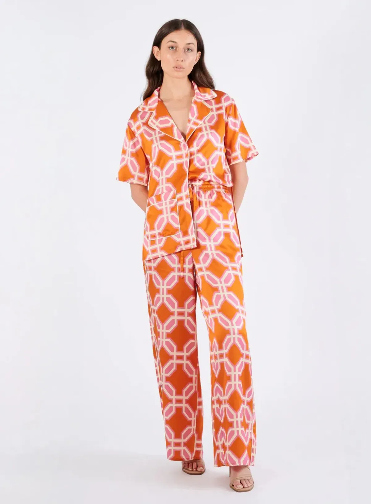 Rachel Gilbert Zila Set Shirt And Pants Both Size 1/Au 8 - Image 1