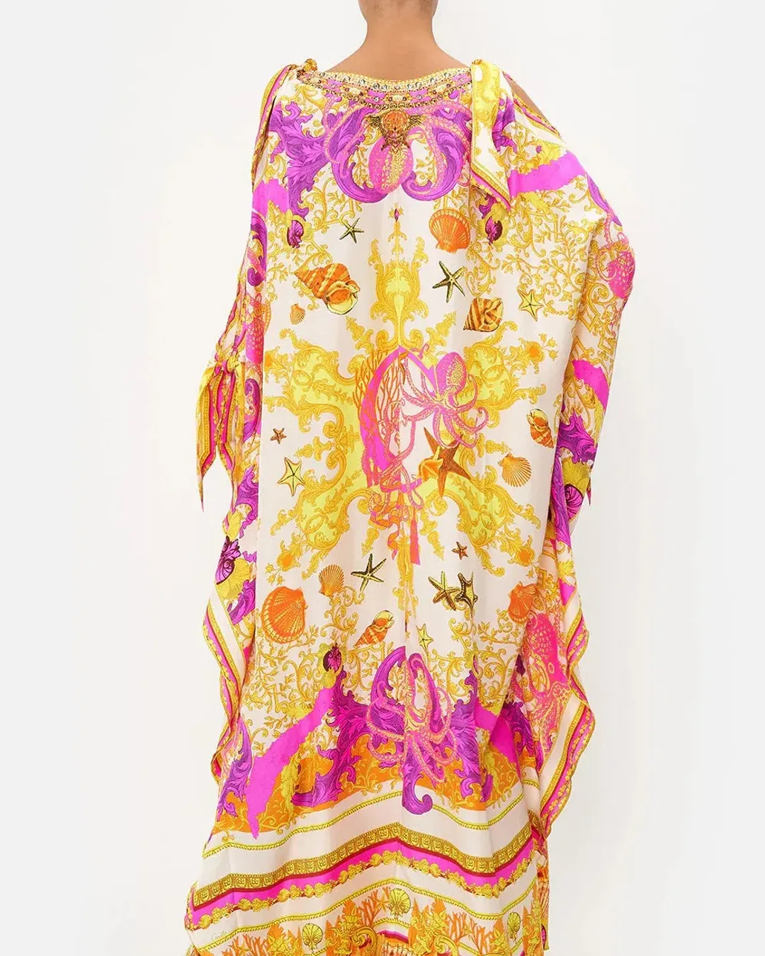 Camilla Squid Squad Scarf Tie Kaftan One Size for rent on The Volte - main image