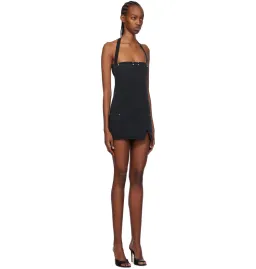 Dion Lee Aprion Mini Dress Black Size AU 6 for rent on The Volte - image 2