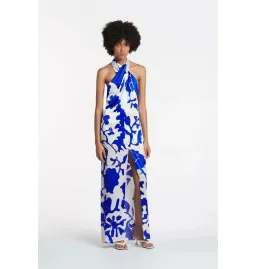 Sir the Label Esme Halter Dress Merce Abstract Print Size AU 6 for rent on The Volte - image 1