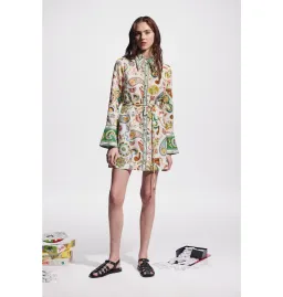 Alemais Arcade Mini Dress Print Size AU 10 for rent on The Volte - image 1