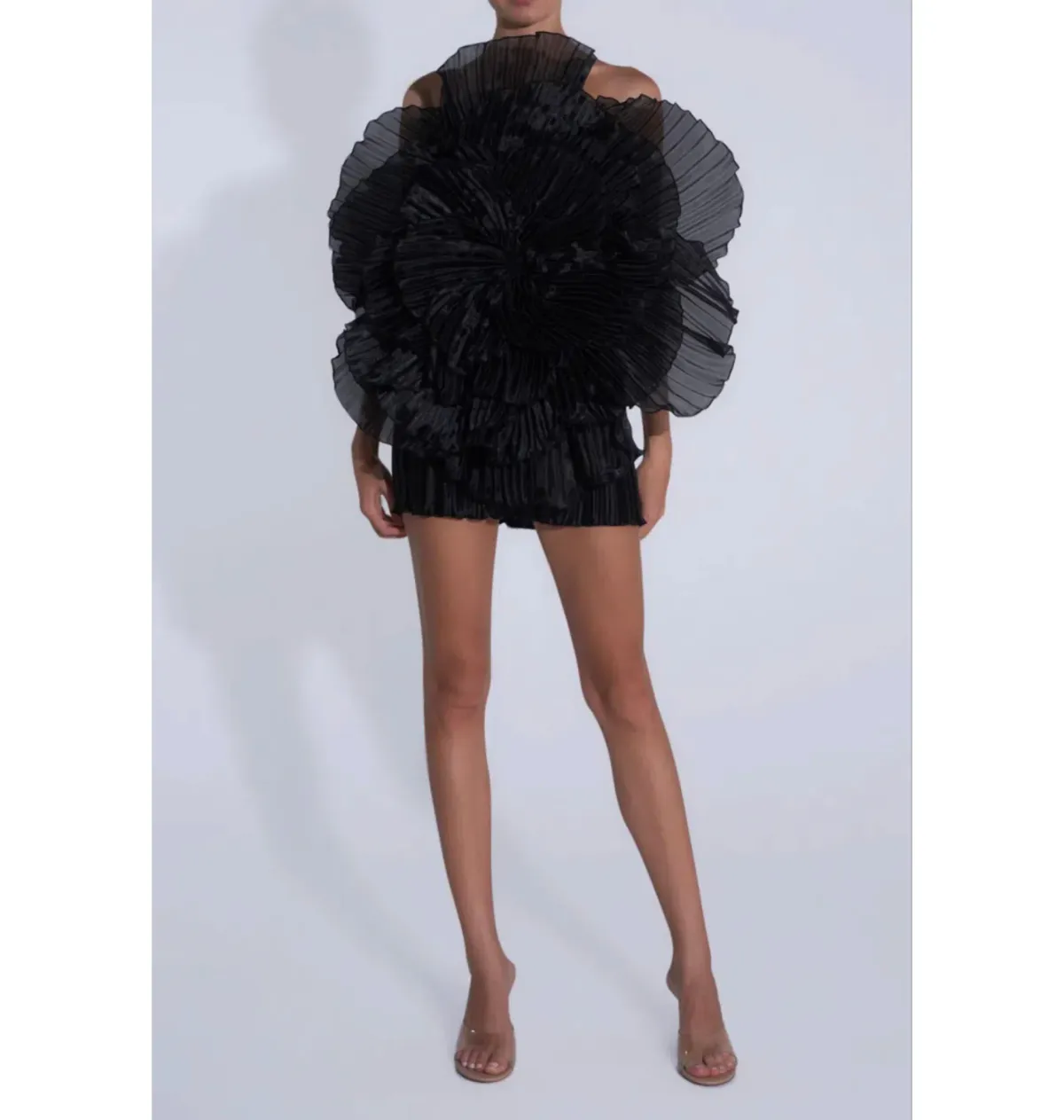 L'idee Fleur Mini Dress Noir Black Size AU 8 - Image 2
