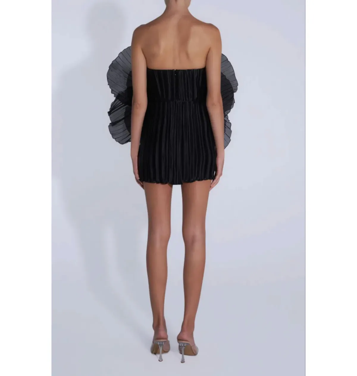 L'idee Fleur Mini Dress Noir Black Size AU 8 - Image 4