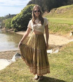 Spell and the Gypsy Dahlia Crop Top and Maxi Skirt Set Print 6 for rent on The Volte - image 5