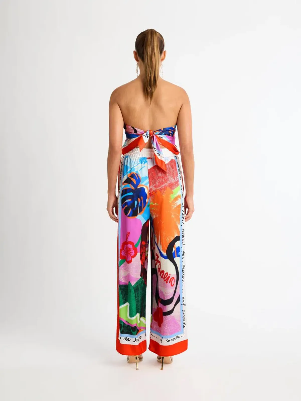 Sheike Rio Scarf Top and Pants Set Print Size 6 - Image 3